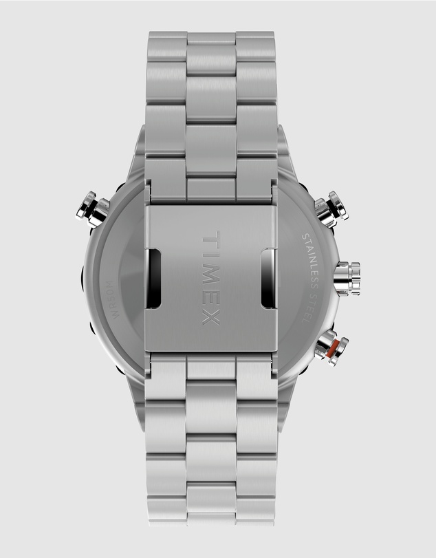 TIMEX - Expedition Tide-Temp-Compass 45mm Stainless Steel Bracelet Watch