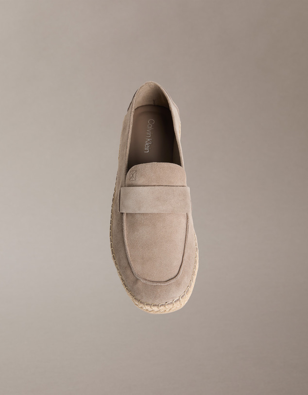 Calvin Klein - Carlos Suede Espadrille Loafers