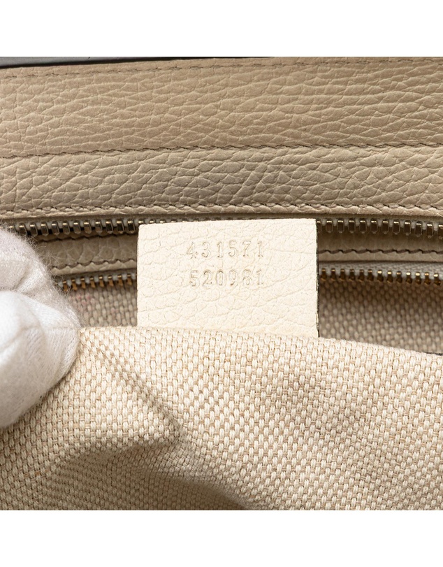 Pre-Loved by Azura Reborn - Pre-Loved gucci Sophisticated Leather Top Handle Handbag with Shoulder Strap