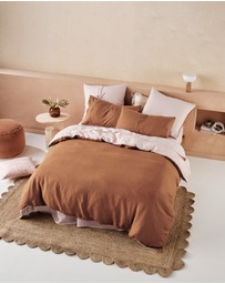 Linen House - Nimes Duet Pure Linen Quilt Cover Set