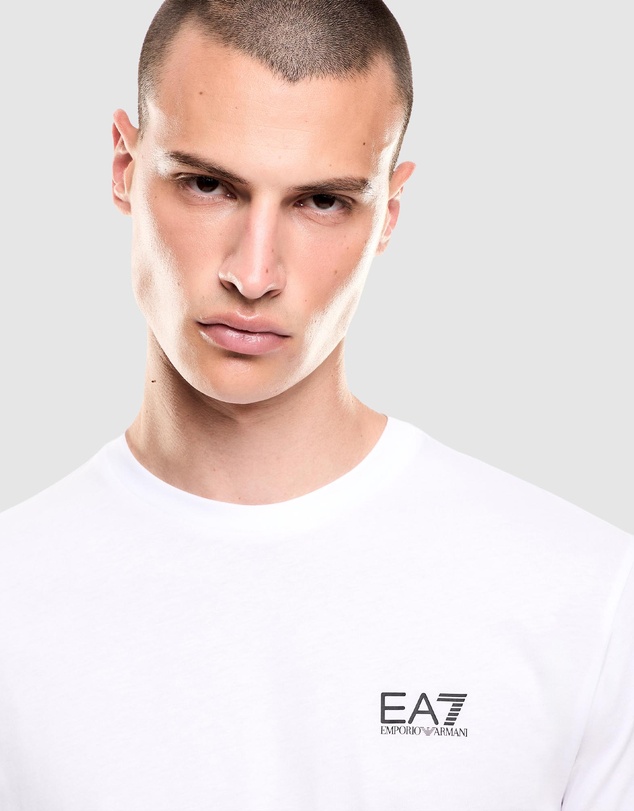 Emporio Armani EA7 - Train Logo Series M Tee SS Extended Logo CC