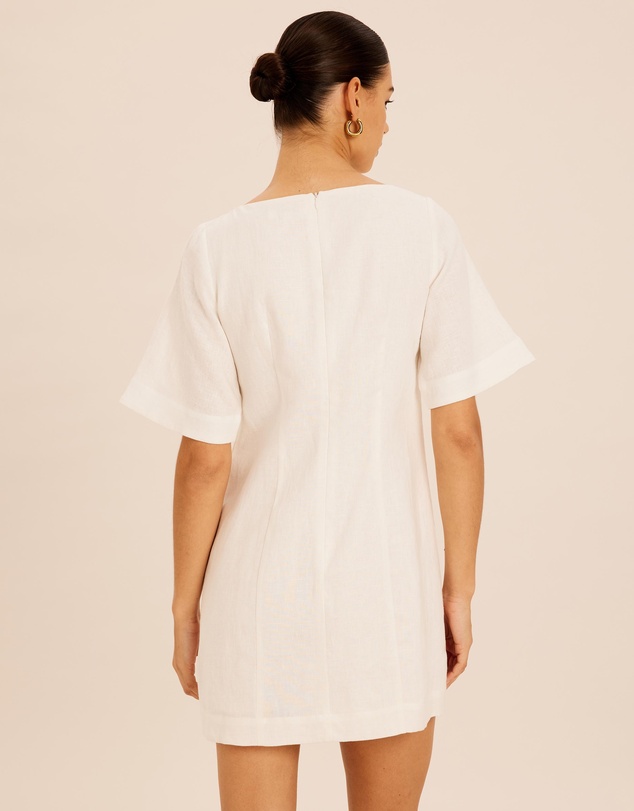 AERE - Ava Linen Mini Dress