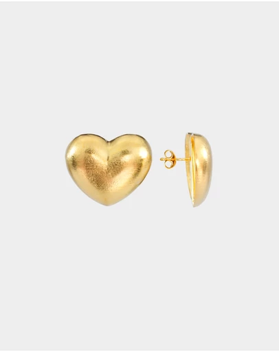 Sunday Stephens - Frosted Heart Earring
