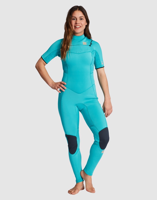 Billabong - 2/2 Synergy Center Zip Short Sleeve Full Wetsuit