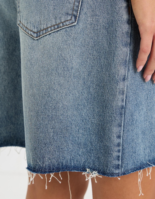 Calli - Blake Wide Leg Denim Jorts