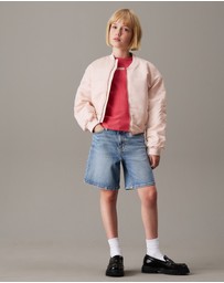 Calvin Klein Jeans - Girls Denim Bermuda Shorts