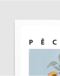 Olive et Oriel - Peaches by Ivy Green Illustrations Art Print