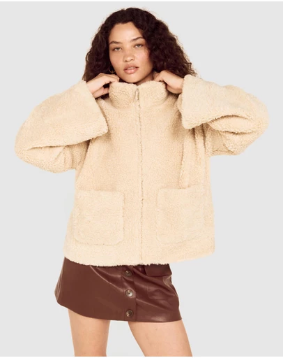 MINKPINK - Zola Sherpa Jacket