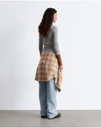 & Other Stories - Ribbed LS Top
