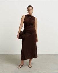 Witchery - Asymmetric Gather Dress