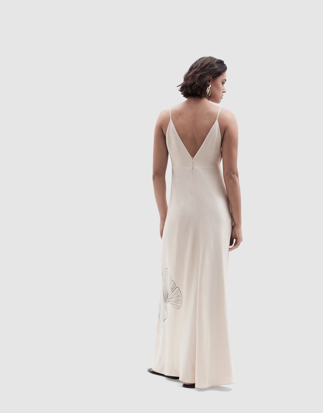 UNISON - V Neck Maxi Dress