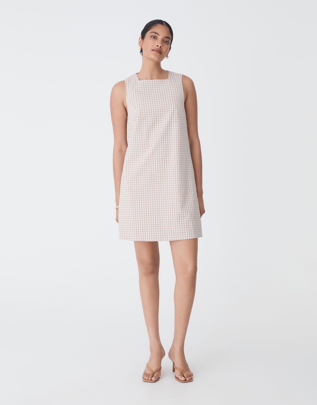 Forcast - Koora Checked Mini Shift Dress