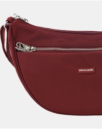Pierre Cardin - Pierre Cardin Nylon Anti-Theft Crossbody Bag