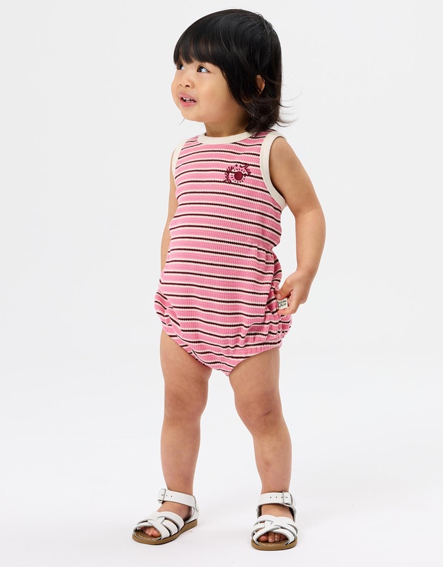 Goldie + Ace - Waffle Bubble Romper - Babies