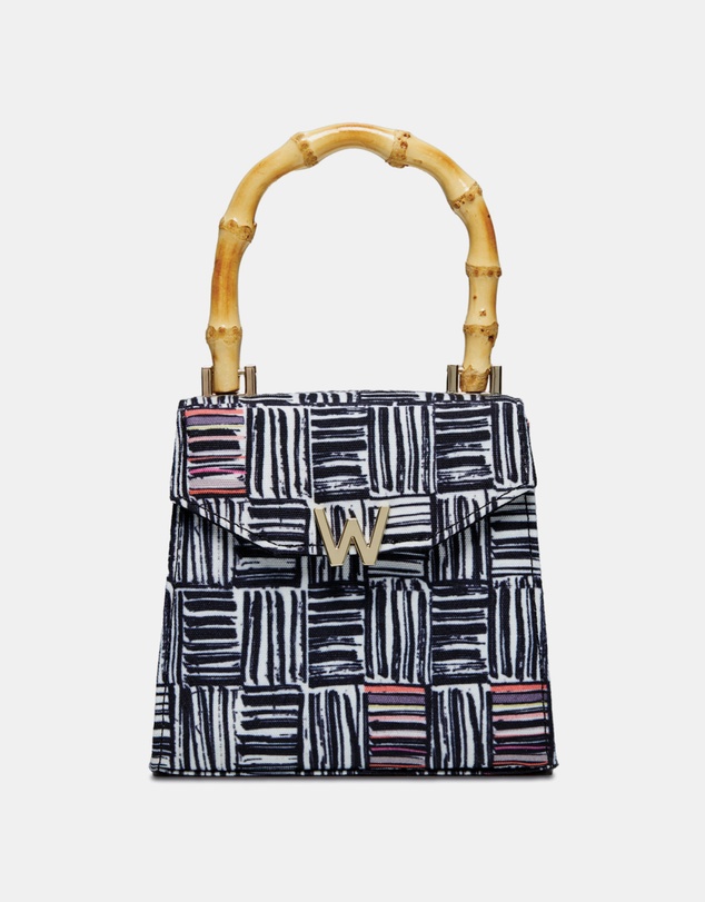 Wolf - Wolf Evie Collection Small Bag with Electic Weave Print