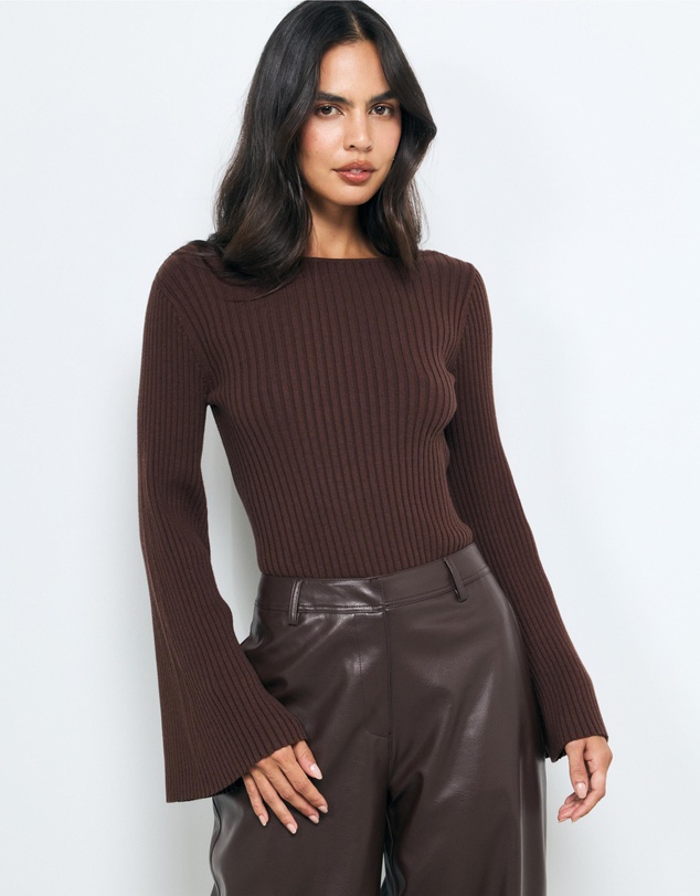 AERE - Sarai Organic Cotton Knit Top