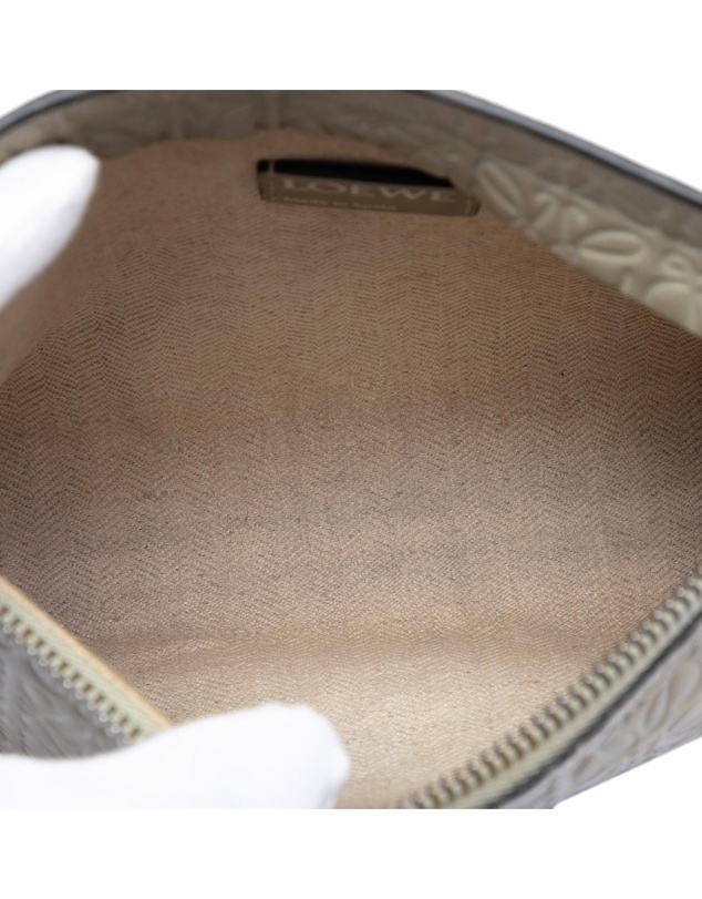 Pre-Loved by Azura Reborn - Pre-Loved Embossed Calfskin Anagram Repeat T Clutch