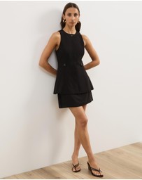 Atmos&Here - Isola Peplum Tailored Vest