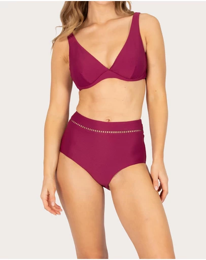 Baku Swimwear - Rococco Lace High Waist Bikini Bottom