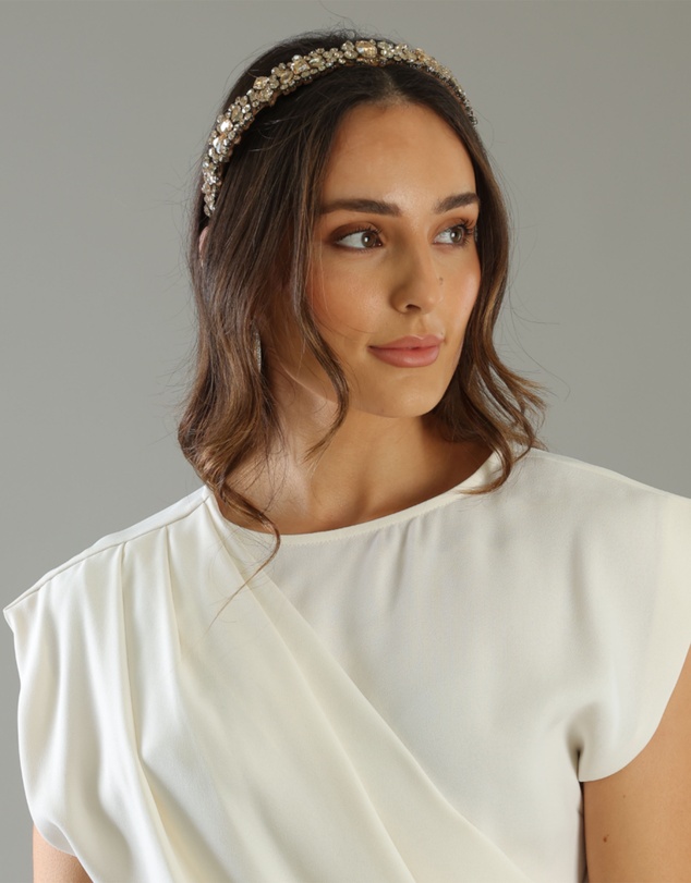 Morgan & Taylor - Jammie Headband in Gold