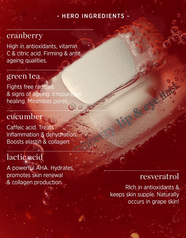 Ere Perez - Cranberry Lip & Eye Mask
