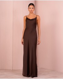 Azzurielle - Mila Cowl Neck Midi Dress