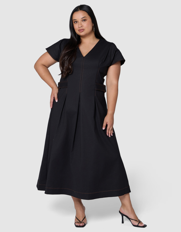 Sunday In The City - Bygones Midi Dress