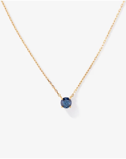 Michael Hill - Australian Sapphire Round Cut Necklace in 10kt Yellow Gold