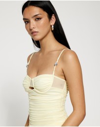 Lover - Chanelle Ruched Bustier Top