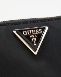 GUESS - Latona Mini Tri Comp Top Zip Nylon Bag