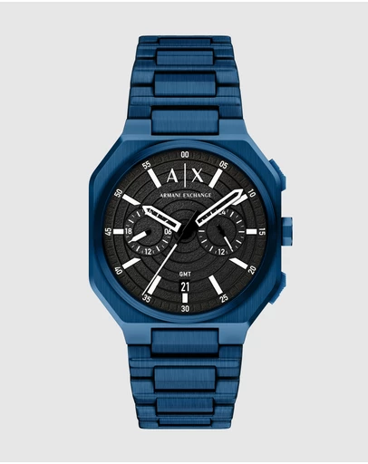 Armani Exchange - Blue Chronograph Watch