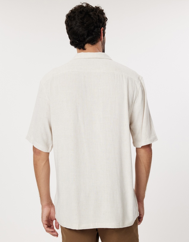 Staple Superior - Newport Textured Linen Blend Shirt