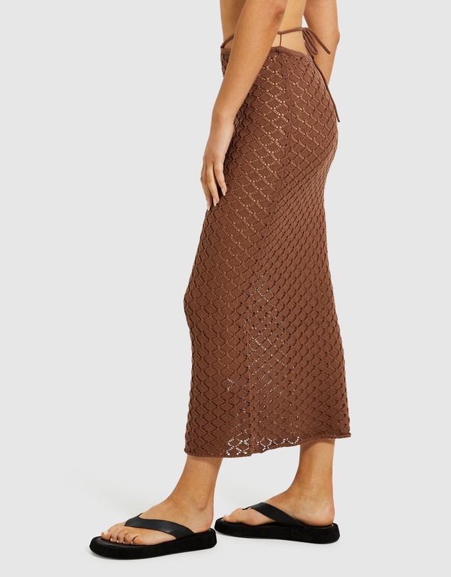 Subtitled - Miley Crochet Midi Skirt