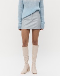 FRIEND of AUDREY - Musier Leather Mini Skirt