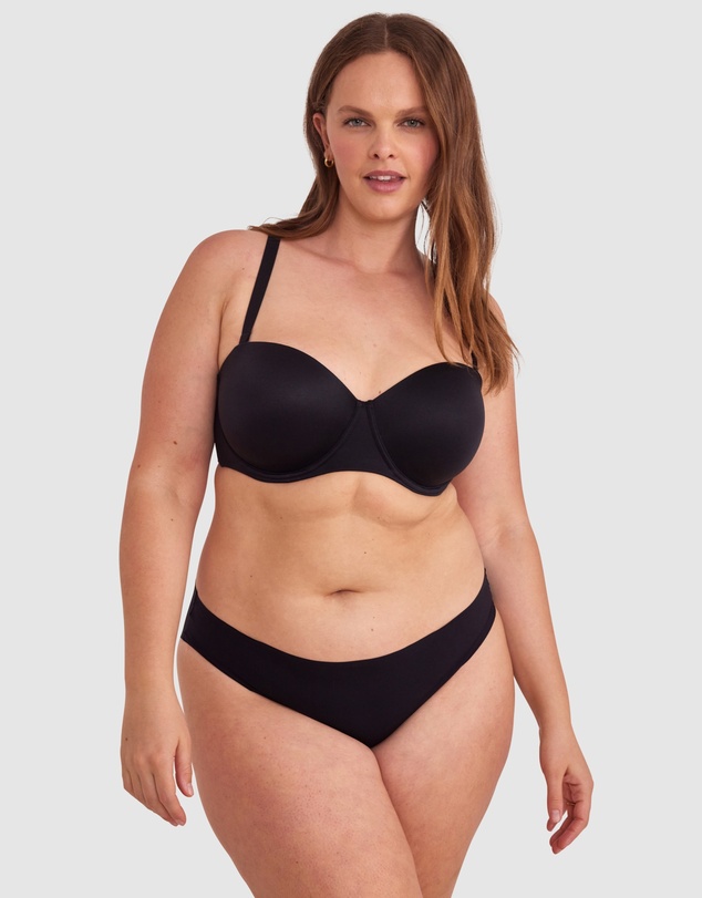 Bras N Things - Body Bliss Full Cup Strapless Bra - Black