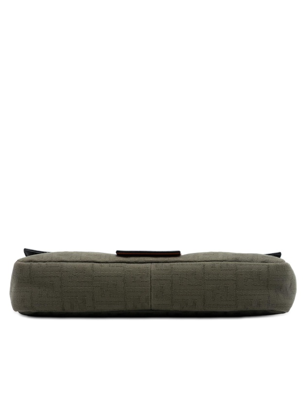 Pre-Loved by Azura Reborn - Pre-Loved Large Zucca Canvas and Leather Convertible Belt Baguette