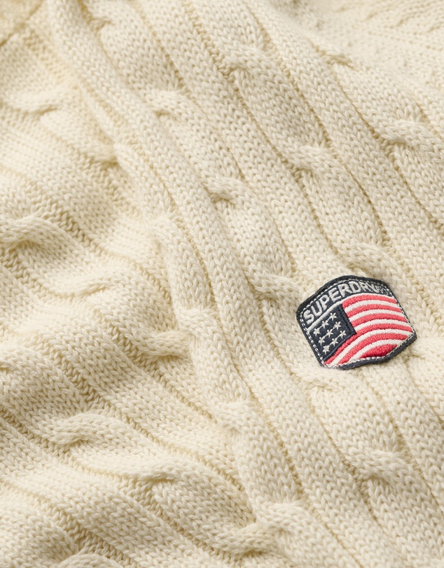 Superdry - Slouchy Cable Knit
