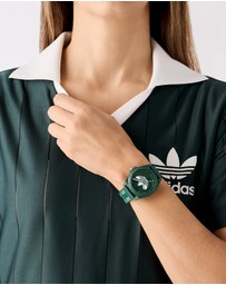 adidas Originals - Project Four 41mm Green Resin Watch
