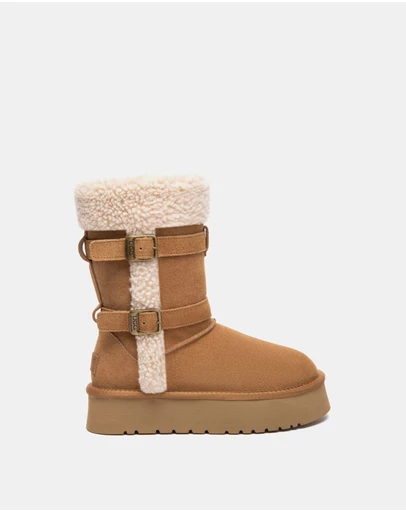 EVERAU - Australian Shepherd Ugg Short Nordel Cow Suede Upper UGG Boots