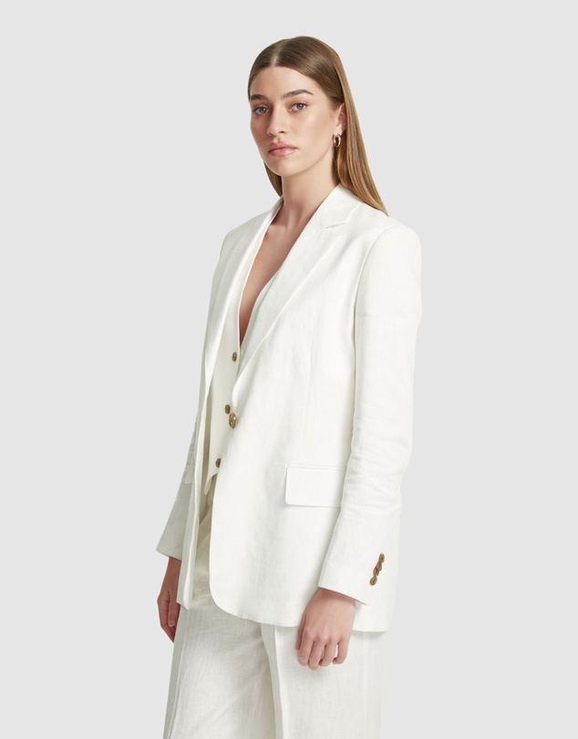 Oxford - Willow Linen Jacket