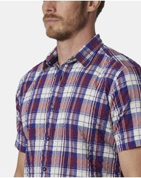 Abelard - Scarpe Seersucker Check Classic Fit Shirt