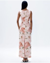 JUSTIN TONG - Ellaire Beaded Midi Dress