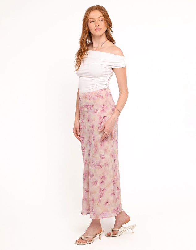 Petal & Pup - Giarda Maxi Skirt - Pink Floral