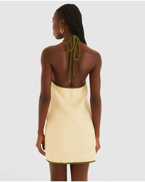 Farm Rio - Sand Coconut Sleeveless Mini Dress