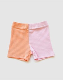 WITH LOVE FOR KIDS - Bike Shorts Wide Ribbed - Babies - Kids