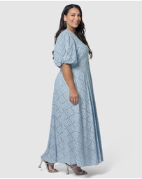 Something 4 Olivia - Sophia Broderie Maxi Dress