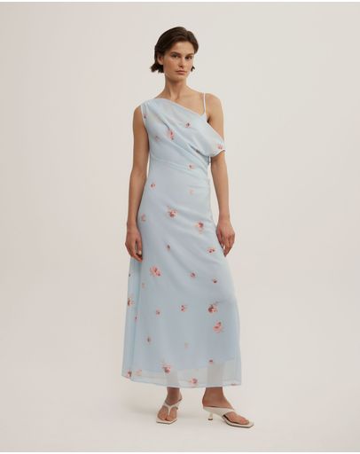 Pale Blue Floral