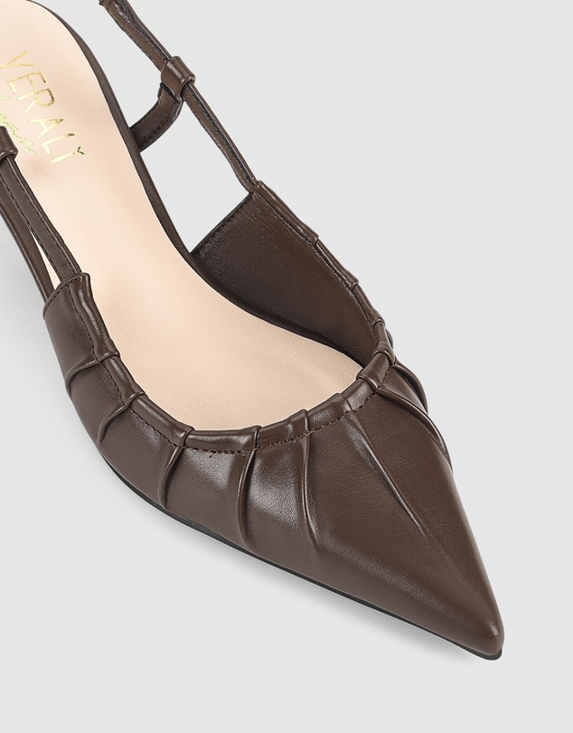 Verali - Lucius Slingback Kitten Heels