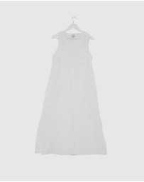 Revibe - Repaired Minima Esenciales Orsa Cotton Lace Midi Dress - AU 8