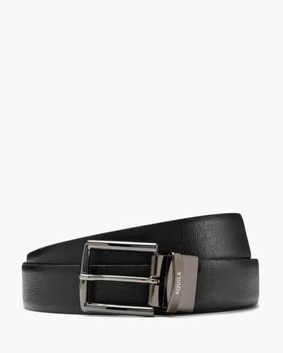 Aquila - Martini Black/Brown Reversible Belt